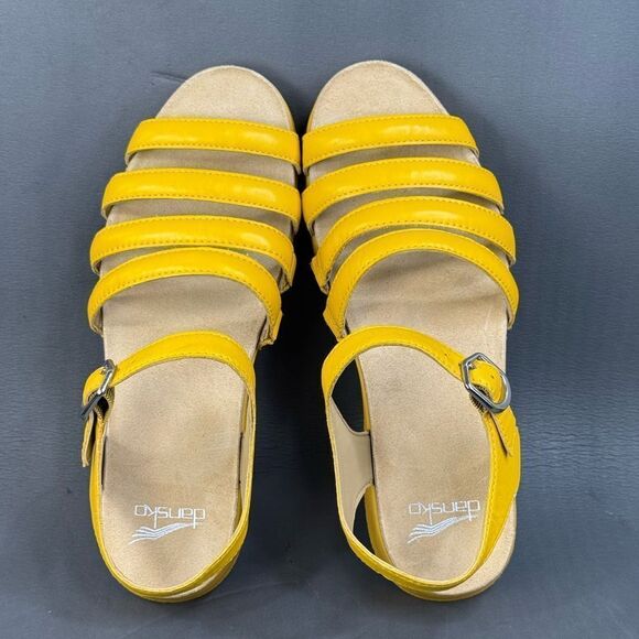 DANSKO ROXIE WOMEN'S leather sandals size 8.5 (39) - Picture 9 of 11